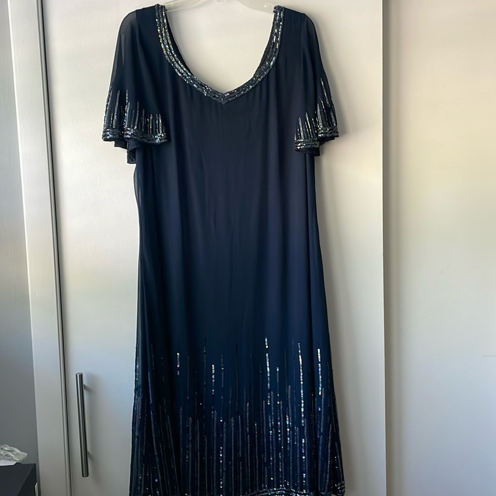 JKARA Dress in Blue C2